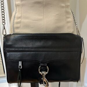 Rebecca Minkoff MAC Black Leather Crossbody Bag